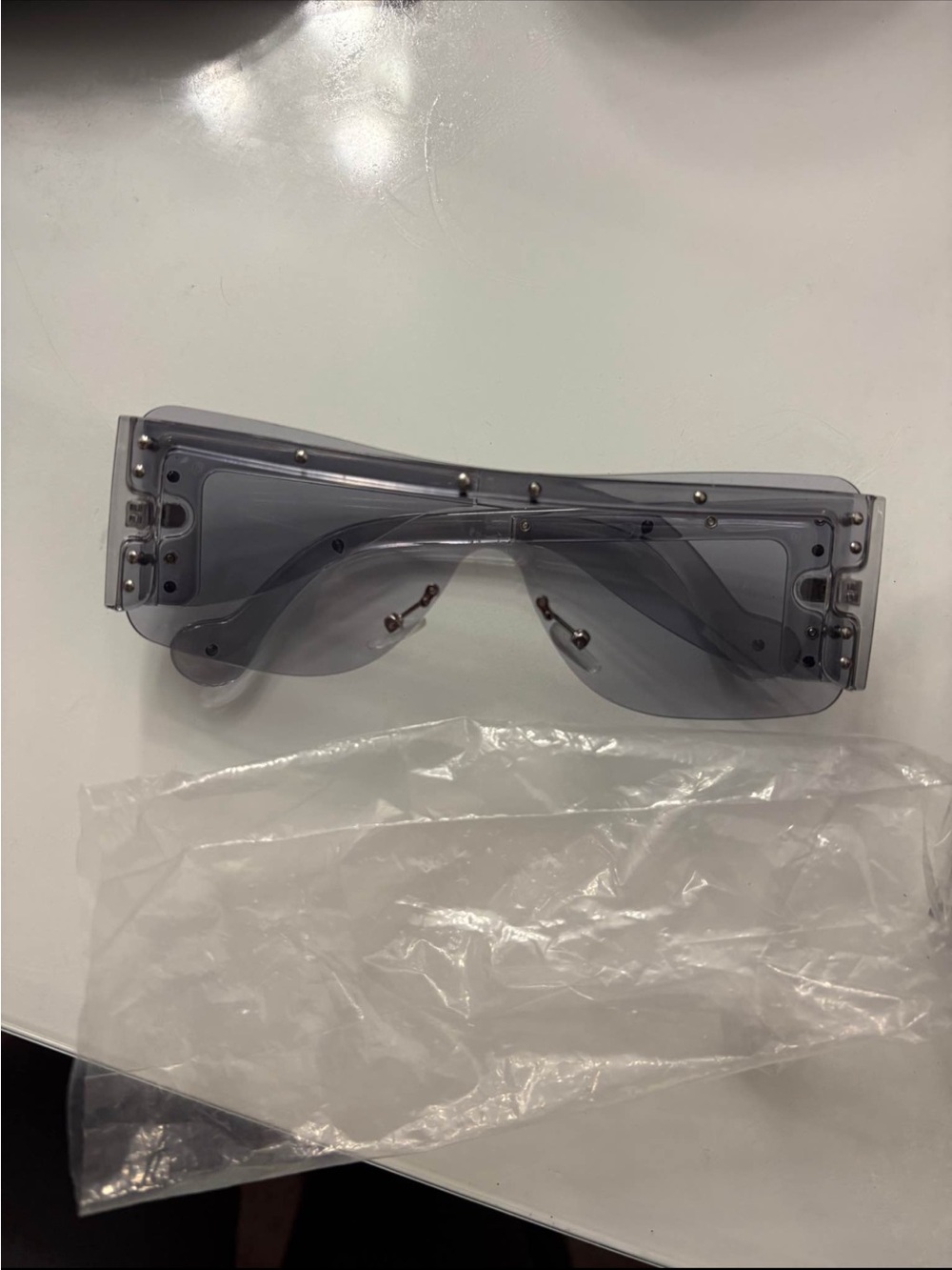 Clear Visor Sunglasses - Women